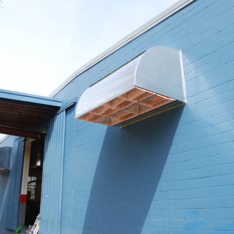 Weather Shield Blue Fan