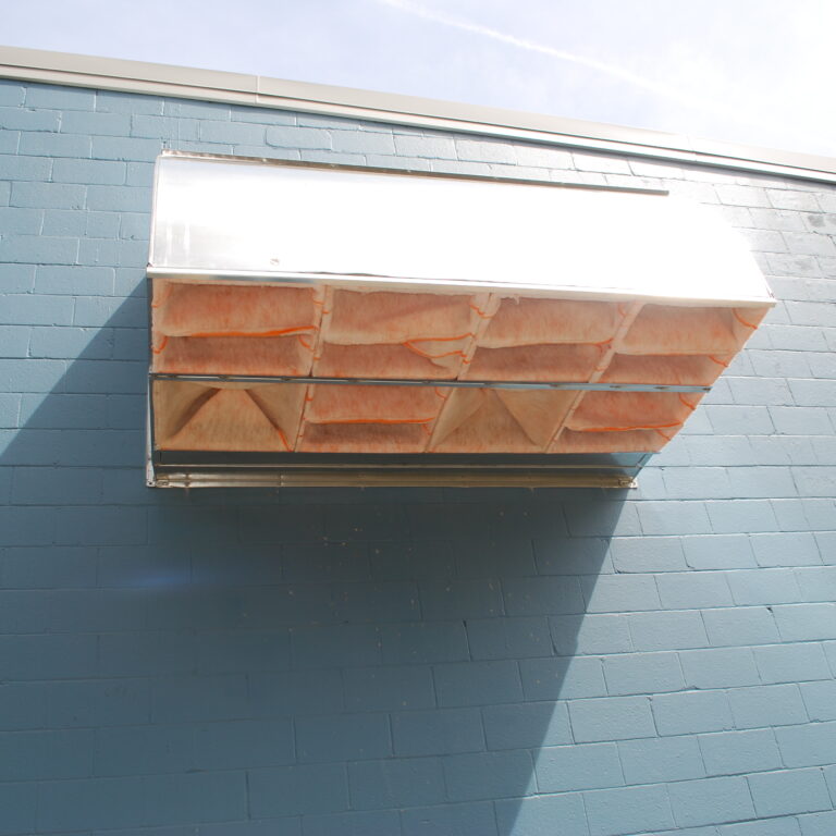 Blue Fan Intake Hood